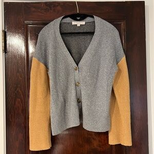Loft color block cardigan